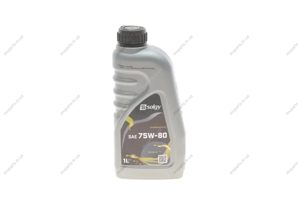 Олива 75W80 TRANSMISSION (1L) (API GL-4 /MB235.10/GM 1940182/FORD WSD M2C200-D) SOLGY Solgy 504035 (фото 1)