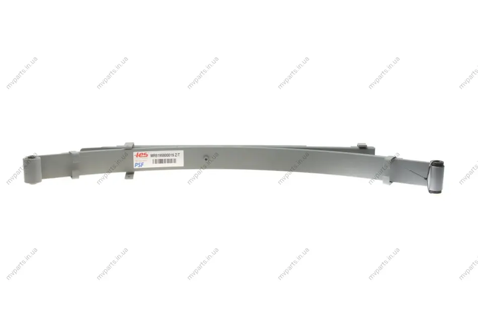Ресора задня Mitsubishi L200 96-07 (к-кт 5 листів), (70/515/685), 1/7+2/6+2/13мм. MR5195800019 Z/T TES MR5195800019-Z-T (фото 1)