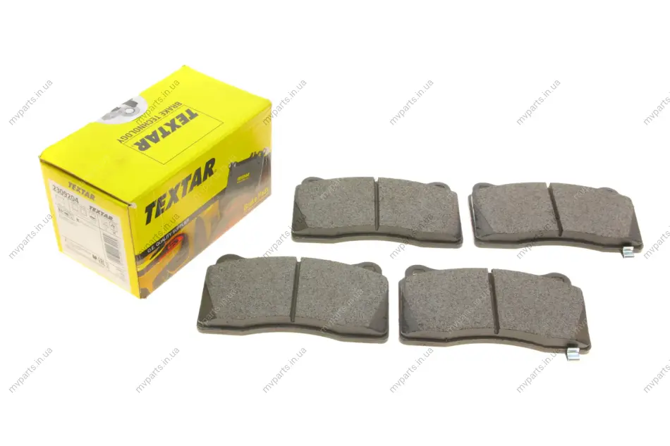 Колодки гальмівні (передні) Honda Civic 12-/Mitsubishi Lancer 95-15/Subaru Impreza 99-13 (Brembo) Q+ TEXTAR 2309204 (фото 1)