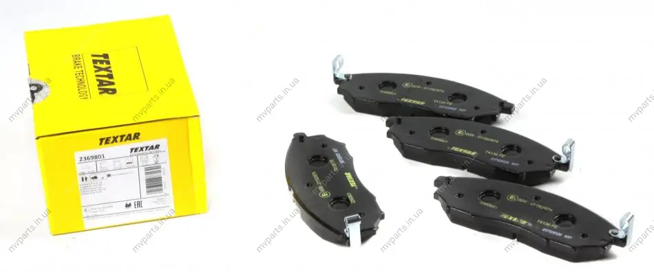 Колодки гальмівні (передні) Renault Koleos 08-/Nissan Qashqai 07-14/Pathfinder/NP300 05-(Sumitomo) TEXTAR 2369801 (фото 1)
