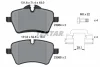 Колодки гальмівні (передні) Mini (R56/R57/R58/R59)/Clubman (R55)/Clubvan (R55)/Countryman (R60) 06-16 Q+ TEXTAR 2398404 (фото 1)