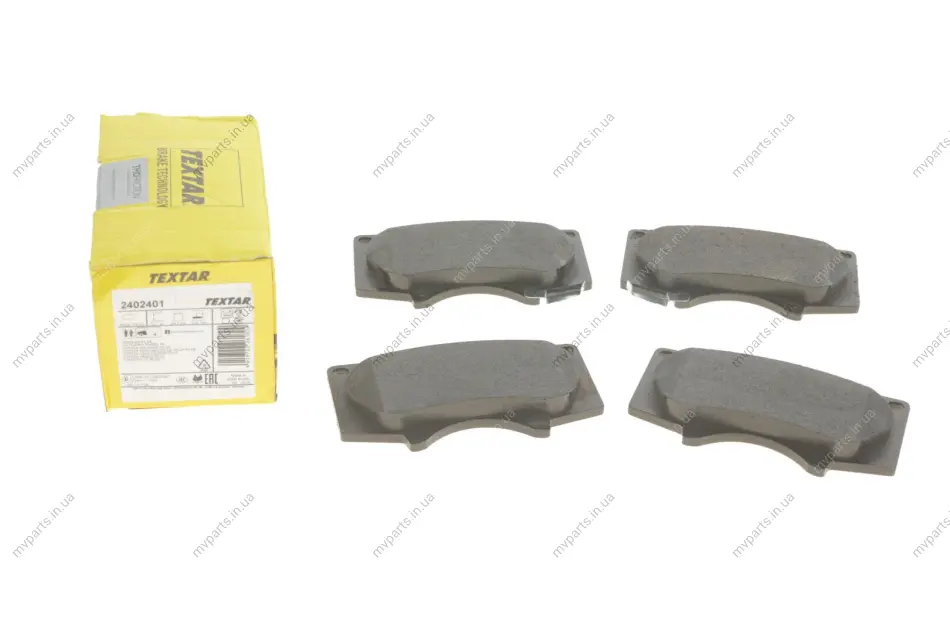 Колодки гальмівні (передні) Toyota Land Cruiser/Lexus GX 02-10 (Sumitomo) TEXTAR 2402401 (фото 1)