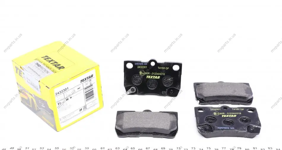 Колодки гальмівні (задні) Lexus GS/IS II/IS C 05- TEXTAR 2432301 (фото 1)
