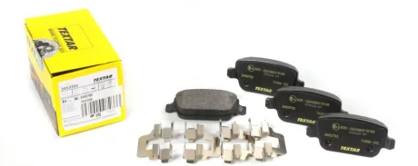 Колодки гальмівні (задні) Ford Kuga 08-/Mondeo IV 07-15 (TRW) Q+ TEXTAR 2453703