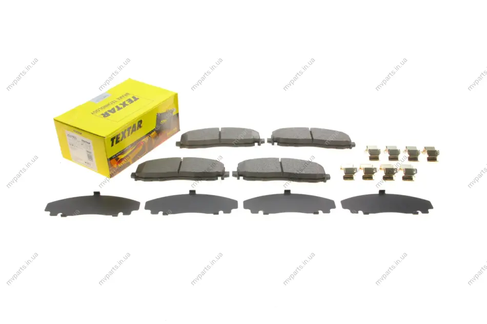 Колодки гальмівні (передні) Jeep Wrangler 17-/Fiat Freemont 11- (Akebono) TEXTAR 2537801 (фото 1)