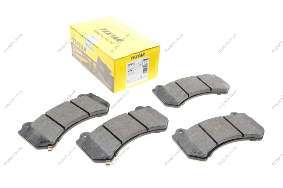 Колодки гальмівні (передні) Jeep Grand Cherokee 10- (Brembo) TEXTAR 2584901 (фото 1)