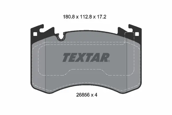 Колодки гальмівні (передні) Land Rover Range Rover 21- TEXTAR 2685601 (фото 1)