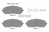 Колодки гальмівні (передні) Toyota CH-R 23- TEXTAR 2705201 (фото 1)