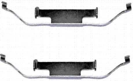Планка супорта (заднього) прижимна (к-кт) BMW 3 (E90)/7 (E32)/5 (E34) (Teves) TEXTAR 82028700