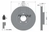 Диск гальмівний (передній) Mazda 3 03-14/Mazda 5 05- (300x25) PRO TEXTAR 92130403 (фото 1)
