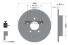 Диск гальмівний (задній) Mazda 3 1.3-2.2 MZR 04-14 (265x11) TEXTAR 92130500 (фото 1)
