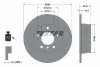Диск гальмівний (задній) BMW 1 (E81/E87) 04-11 (280x10) PRO TEXTAR 92132903 (фото 1)