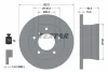 Диск гальмівний (задній) MB Sprinter 308-316CDI 96- (272x15.9) PRO TEXTAR 92137603 (фото 1)