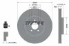 Диск гальмівний (передній) Audi A4 07-15/A5 07-17/Q5 08- (345х29.3) PRO+ TEXTAR 92160205 (фото 1)