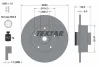 Диск гальмівний (задній) Renault Megane III/Scenic III 08- (260x8) (+ABS) PRO TEXTAR 92196003 (фото 1)