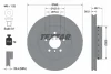 Диск гальмівний (передній) BMW 5 (F10/F11)/6 (F06/F13) 09- (348x30) PRO+ TEXTAR 92265725 (фото 1)