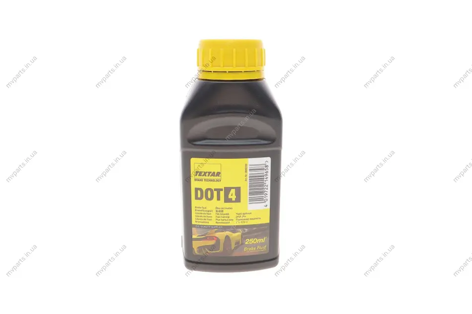 Рідина гальмівна DOT4 (0.25L) TEXTAR 95002100 (фото 1)