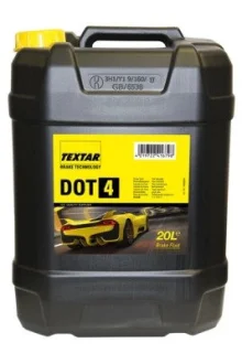 Рідина гальмівна DOT4 (20L) Class 4 (пластикова каністра) TEXTAR 95002500