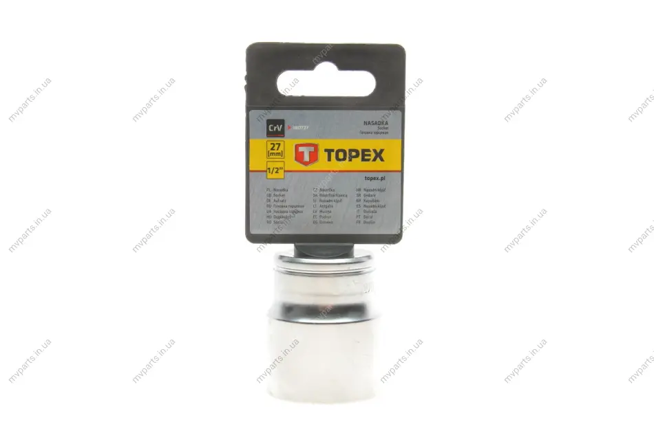 Головка торцева 1/2" 27 мм TOPEX Topex 38D727 (фото 1)