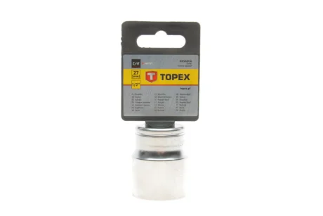 Головка торцева 1/2" 27 мм TOPEX Topex 38D727