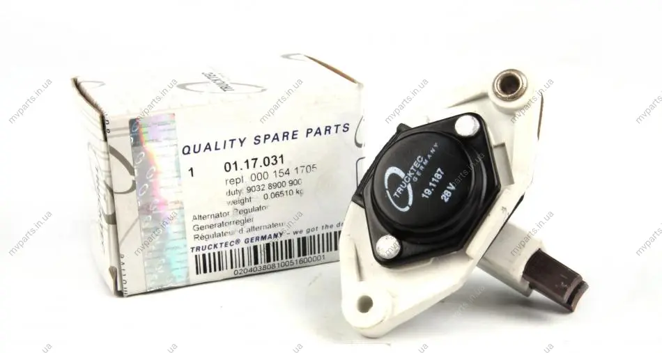 Реле генератора (24V) DAF/MB/Volvo AUTOMOTIVE 01.17.031 TRUCKTEC 01-17-031 (фото 1)