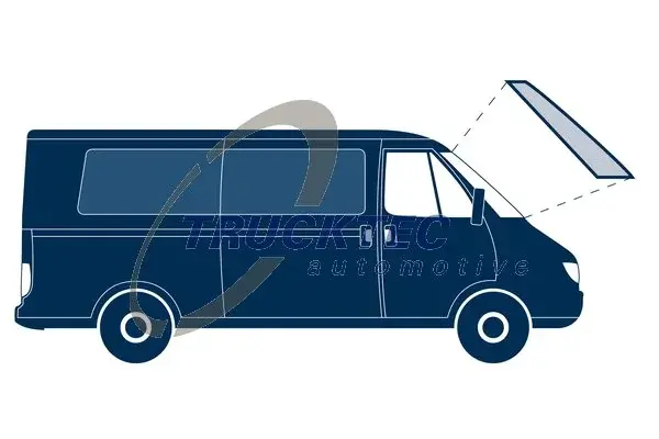 Ущільнювач скла лобового MB Sprinter/VW LT 96-06 AUTOMOTIVE 01.50.018 TRUCKTEC 01-50-018 (фото 1)