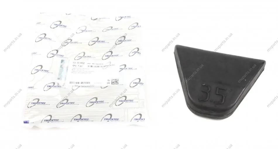 Подушка ресори (трикутник) MB Sprinter/VW LT 96- (2-ох лист.) AUTOMOTIVE 02.30.402 TRUCKTEC 02-30-402 (фото 1)