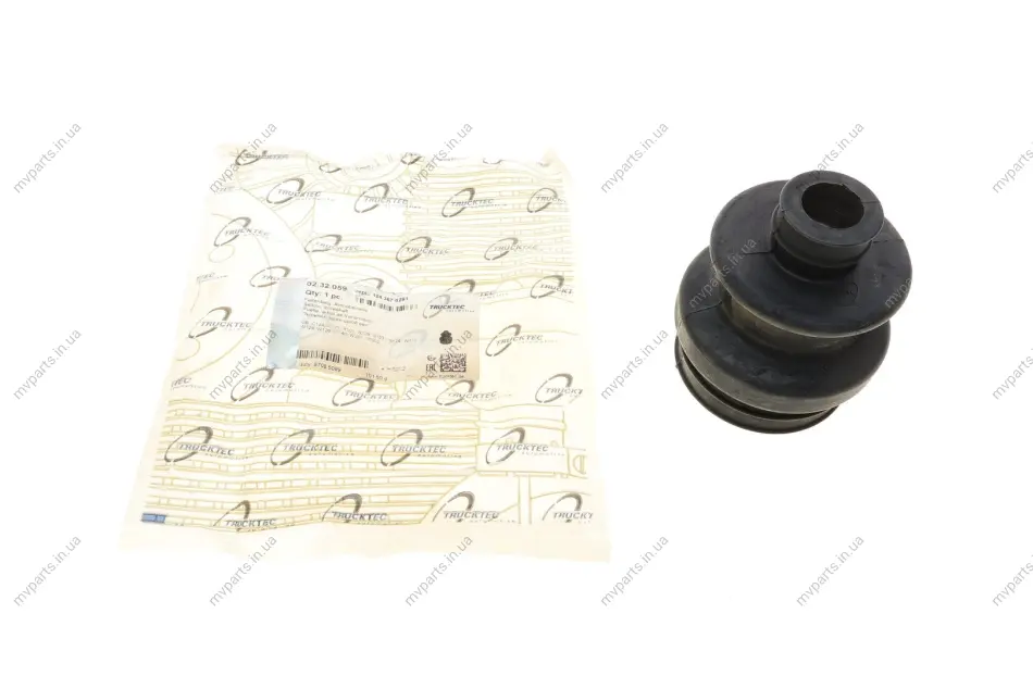 Пильник ШРКШ (внутрішній) MB E-class (W124) 86-95 (22x64x96) AUTOMOTIVE 02.32.059 TRUCKTEC 02-32-059 (фото 1)