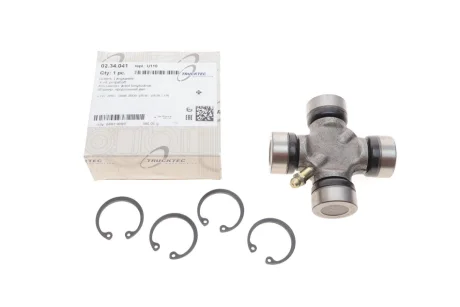 Хрестовина кардана Ford Transit/Iveco (27x75) AUTOMOTIVE 02.34.041 TRUCKTEC 02-34-041
