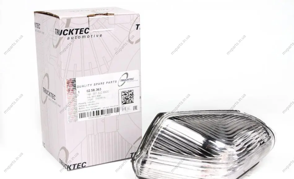 Повторювач повороту на дзеркало MB Sprinter/VW Crafter 06- (L) AUTOMOTIVE 02.58.363 TRUCKTEC 02-58-363 (фото 1)