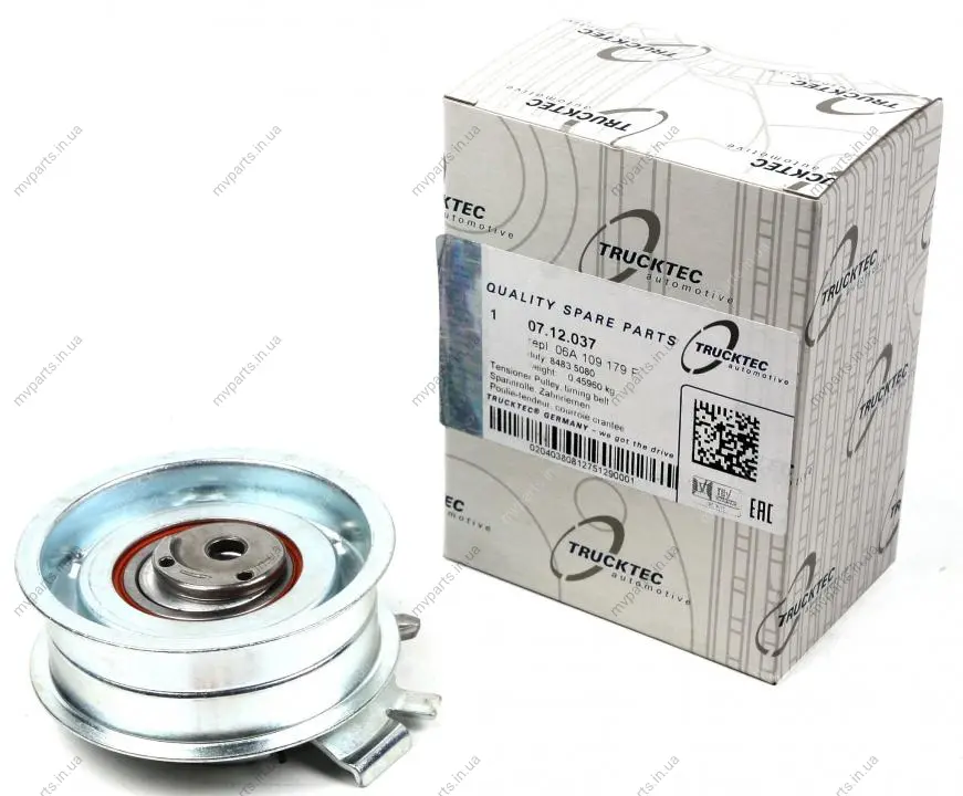 Ролик ГРМ VW Caddy 1.6E/T5 2.0E (натяжний) AUTOMOTIVE 07.12.037 TRUCKTEC 07-12-037 (фото 1)