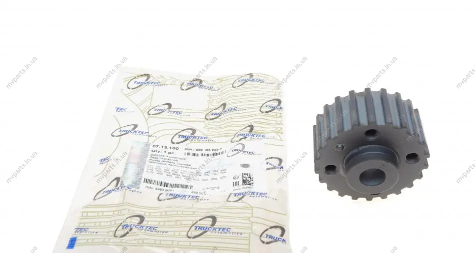 Шестерня колінвалу VW Golf III/Polo 1.9 TDI 95-02 (z=22) AUTOMOTIVE 07.12.100 TRUCKTEC 07-12-100 (фото 1)