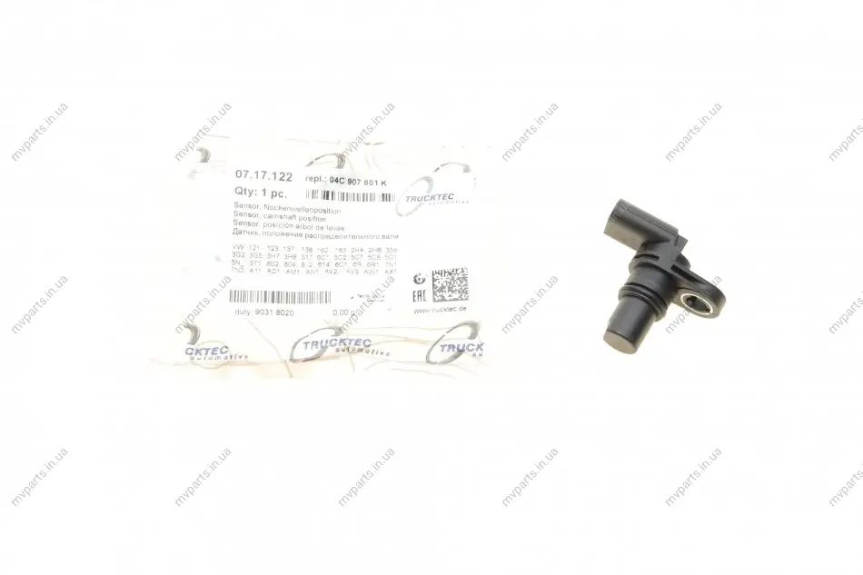 Датчик положення розподільного валу VW Caddy IV 15- AUTOMOTIVE 07.17.122 TRUCKTEC 07-17-122 (фото 1)