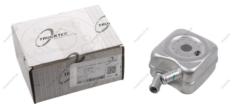 Радіатор масляний VW Caddy/Crafter/T5 1.9/2.5TDI 163ps (теплообмінник) AUTOMOTIVE 07.18.034 TRUCKTEC 07-18-034 (фото 1)