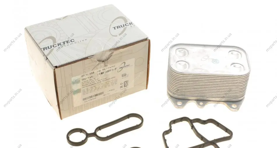 Радіатор масляний VW Caddy III/Crafter/T5 10- (теплообмінник) AUTOMOTIVE 07.18.055 TRUCKTEC 07-18-055 (фото 1)