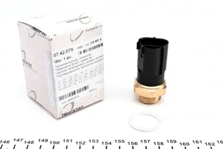 Датчик увімкнення вентилятора VW Caddy III 1.4-2.0SDI 04-15 (85°C-90°C) AUTOMOTIVE 07.42.079 TRUCKTEC 07-42-079
