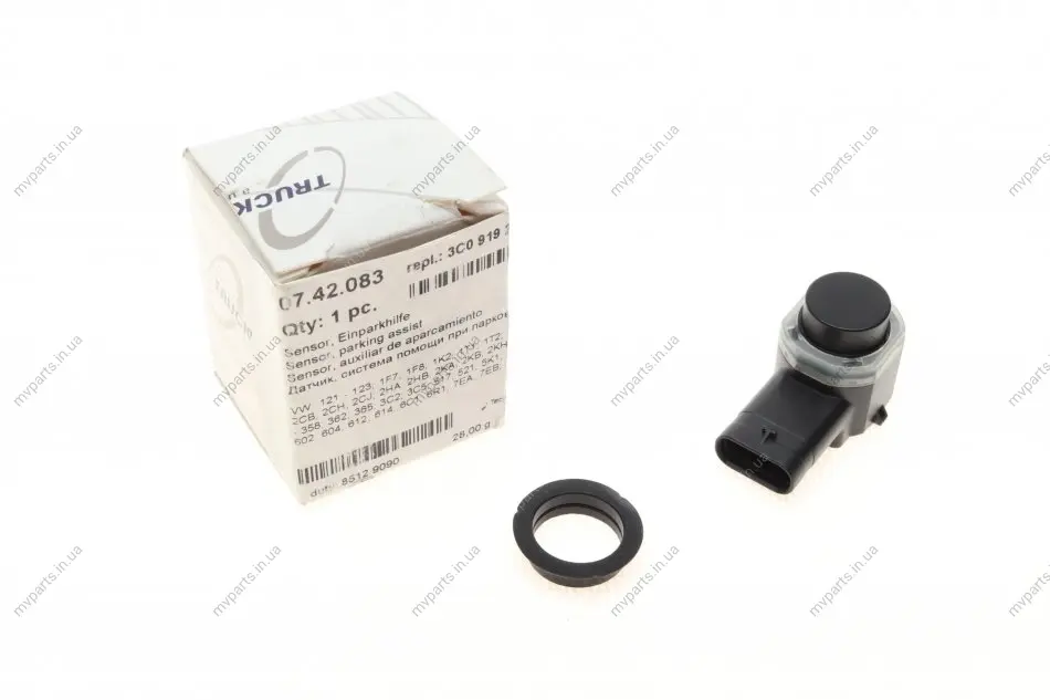 Датчик парковки (задній) Fiat Punto 03-15 AUTOMOTIVE 07.42.083 TRUCKTEC 07-42-083 (фото 1)
