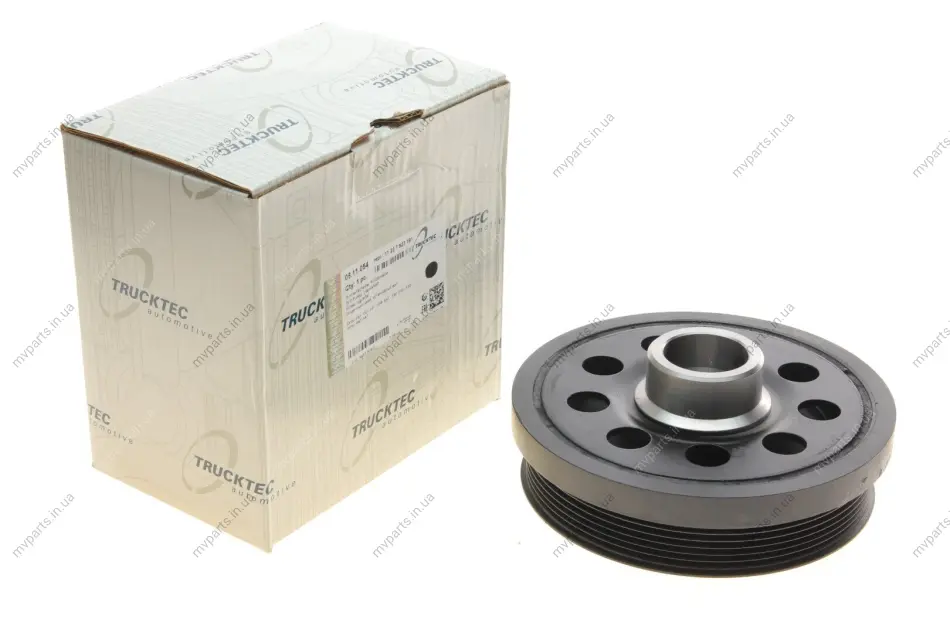 Шків колінвалу BMW 1 (E81)/3 (E90)/X1 (E84)/5 (E60)/X3 (E83/F25) 2.0D 04- (6PK), N47/M47 AUTOMOTIVE 08.11.054 TRUCKTEC 08-11-054 (фото 1)