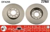 Диск гальмівний SEAT TOLEDO, SKODA YETI, VW GOLF VI передн. вент. (вир-во) TRW DF4295 (фото 1)