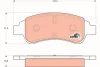 Колодка гальм. диск. CITROEN C4, PEUGEOT PARTNER передн. (вир-во) TRW GDB1563 (фото 1)