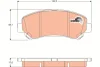 Колодка гальм. диск. NISSAN QASHQAI, передн. (вир-во) TRW GDB3467 (фото 1)