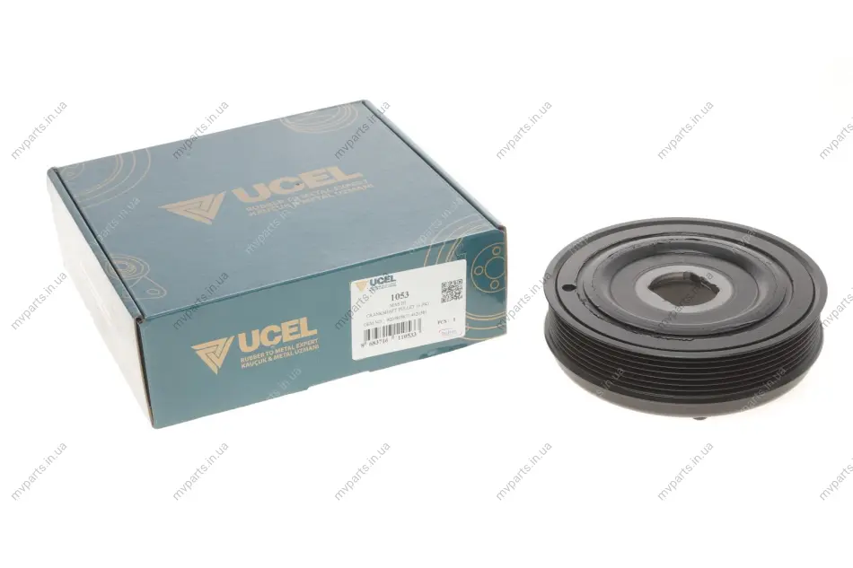 Шків колінвалу Renault Master 2.3dCi 10- (7PK) UCEL UC-EL 1053 (фото 1)