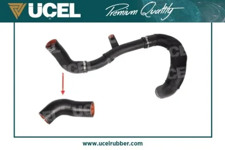 Патрубок інтеркулера Fiat Ducato 2.3D 15- UCEL UC-EL 35848
