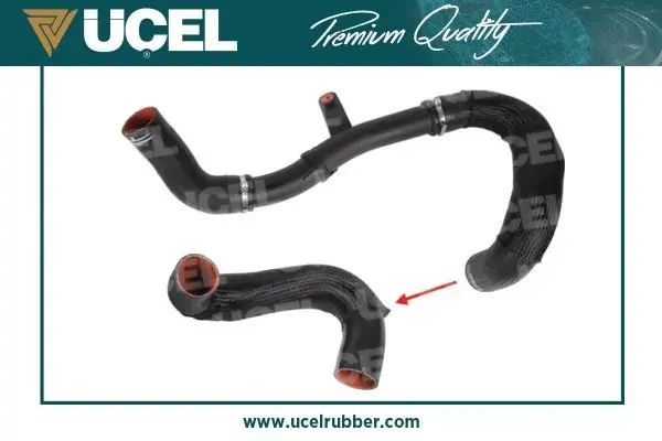 Патрубок інтеркулера Fiat Ducato 2.3D 15- UCEL UC-EL 35849 (фото 1)
