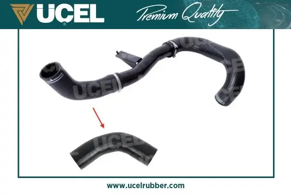 Патрубок інтеркулера Fiat Ducato 2.3D 06- UCEL UC-EL 35853 (фото 1)