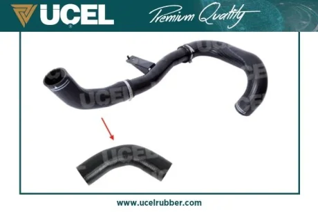 Патрубок інтеркулера Fiat Ducato 2.3D 06- UCEL UC-EL 35853
