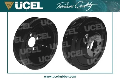 Шків колінвалу VW Caddy III 1.6TDI/2.0TDI 10-15, 55/62/75/81/103/125kw (+ болти) UCEL UC-EL 4004
