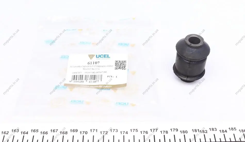 Сайлентблок важеля (переднього/знизу/спереду/всередині) VW Caddy II 1.4-1.9TDI 95-04 (54x12.2) UCEL UC-EL 61107 (фото 1)
