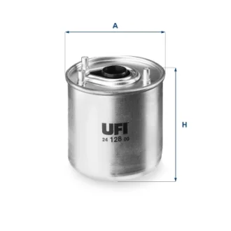 Фільтр паливний FORD 1.4-1.6 TDCI 08-, VOLVO 1.6 D2 10- (вир-во) UFI 24-128-00