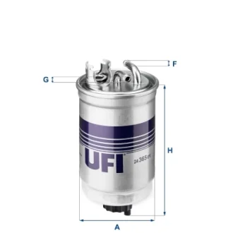 Фільтр паливний VW PASSAT 88-97, LT 28-55 -96, TRANSPORTER IV -03 (OE) (вир-во) UFI 24-365-01